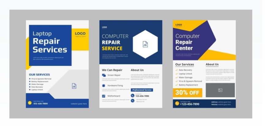 Free Repair Services Flyer Template