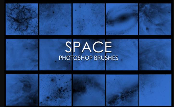 Free Space Photoshop Brushes