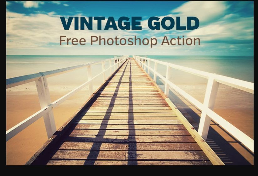 Free Vintage Gold Action