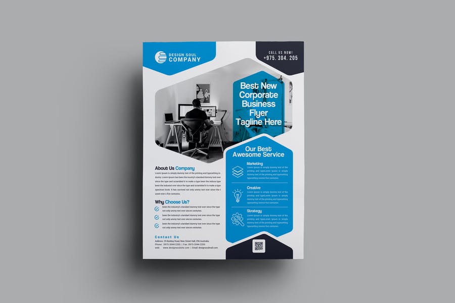 Fully Layered Law Flyer Template
