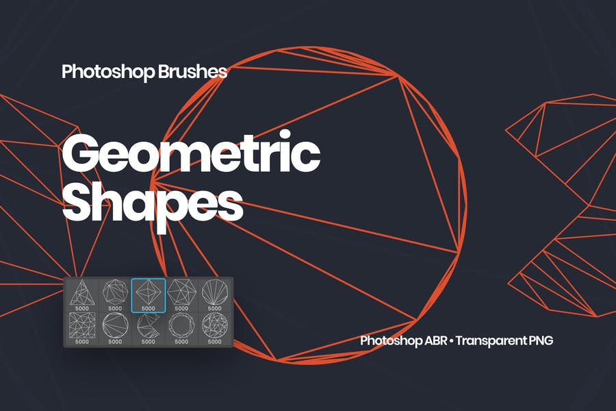 Geometric Shapes Brushes Set