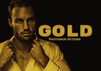 Gold Photoshop Action Effects
