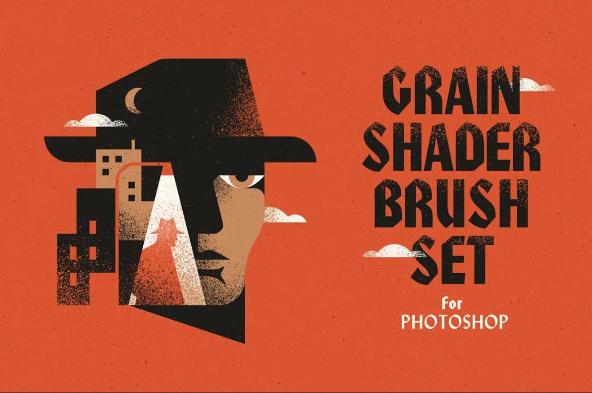 Grain Shader Effect for Photoshop