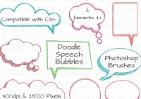 Bubble Speech Brushes