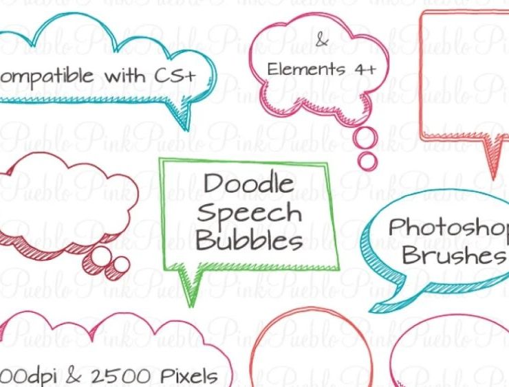 Bubble Speech Brushes