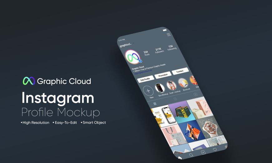 Instagram Profile mockup