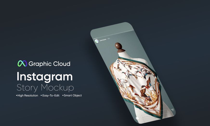 Instagram story mockup