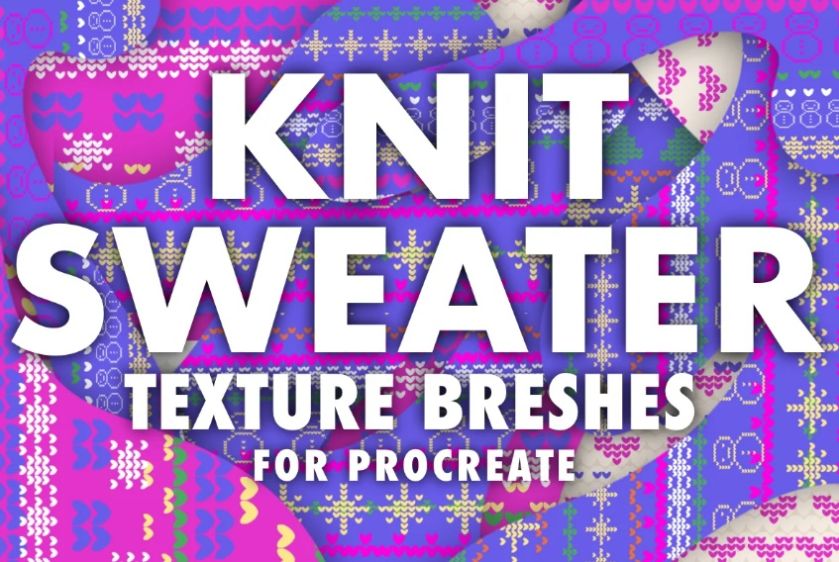 Knit Style Christmas Brush