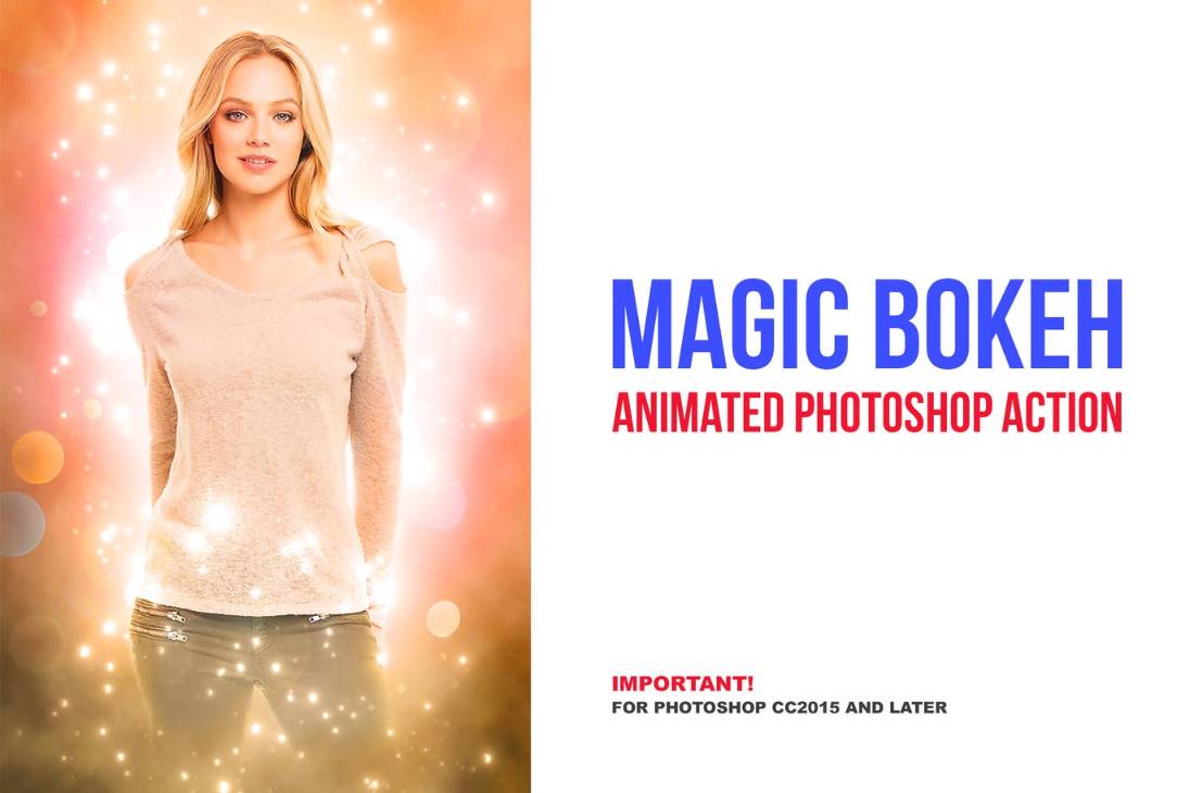 Magic Bokeh Photoshop Action