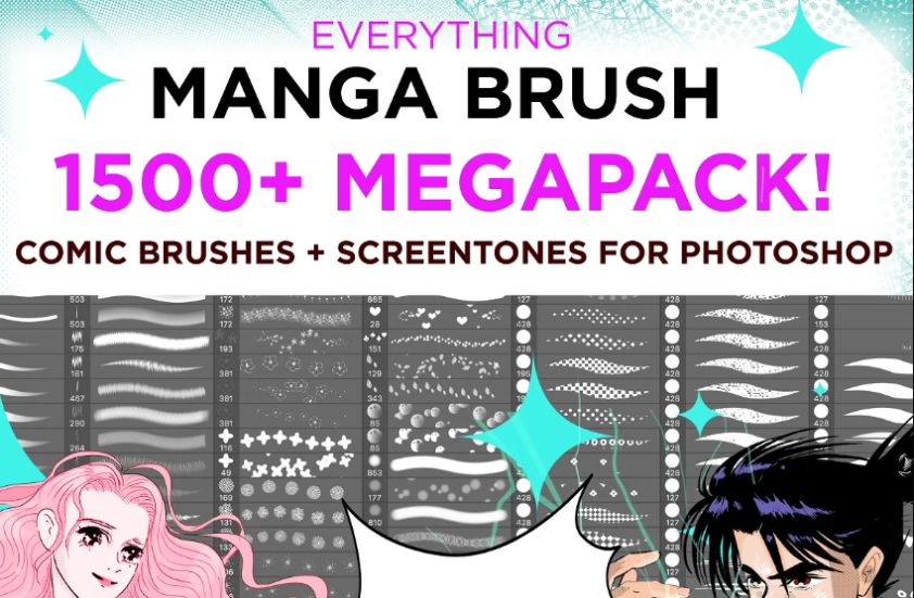 Mega Comic Brush Pack