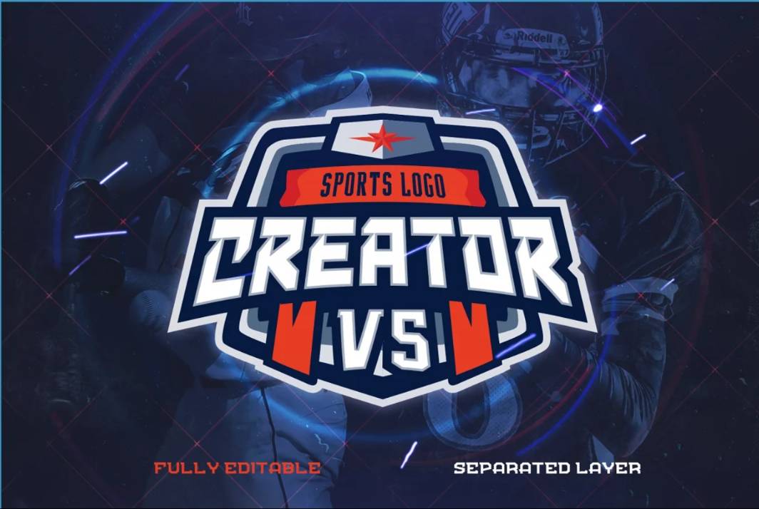 Online Sports Logo Design Template