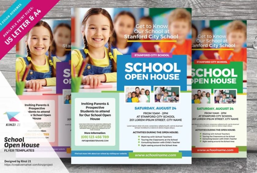 Open House School Flyer