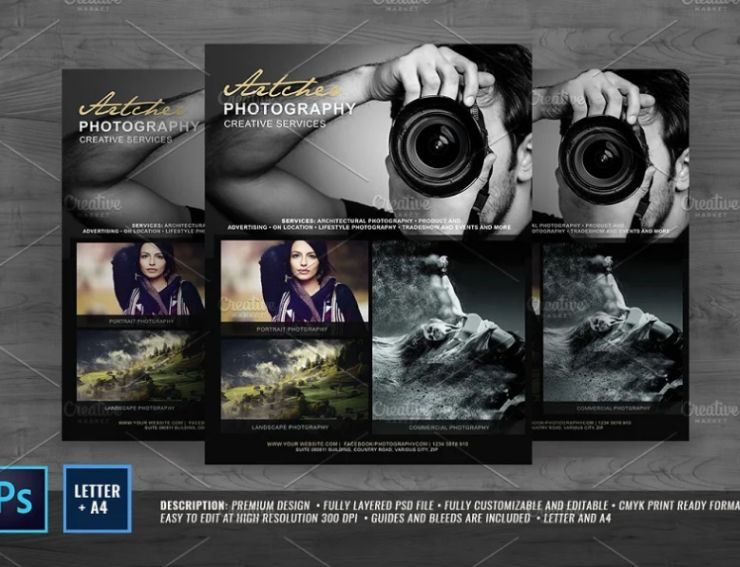 Photography Services Flyer Template