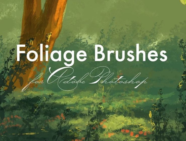15+ Foliage Brushes ABR for Photoshop Free Download