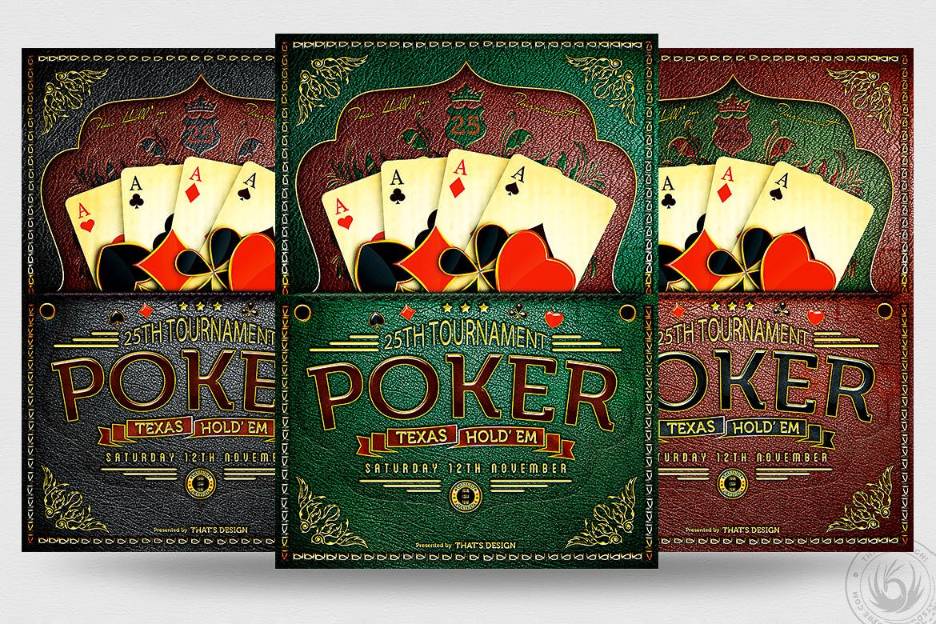 Poker Tournament Flyer Template