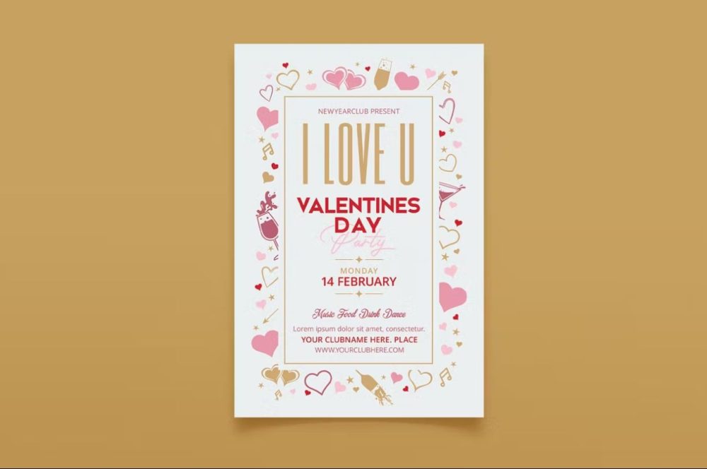 15+ Valentines Day Flyer Template PSD FREE - Graphic Cloud