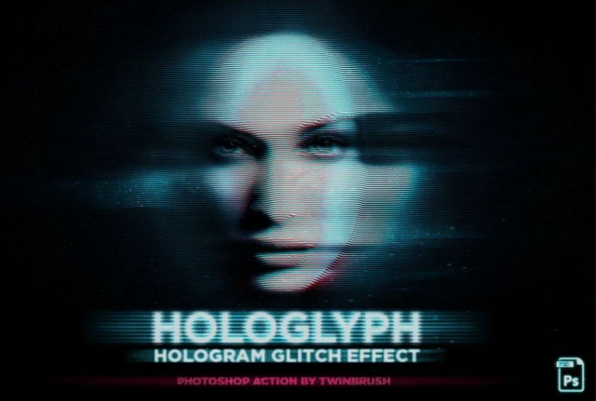 Professional Holographic Glitch Effects