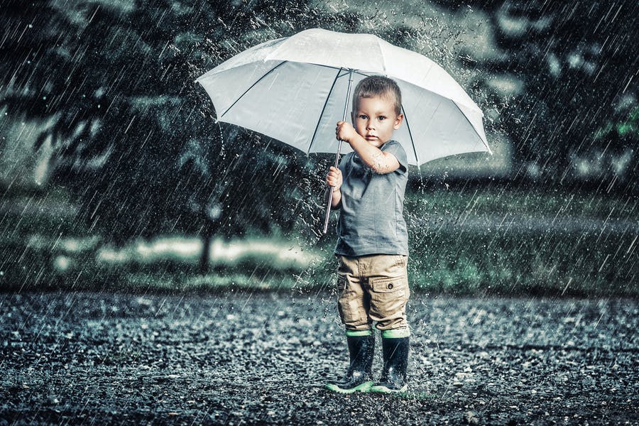 rain photoshop action free download