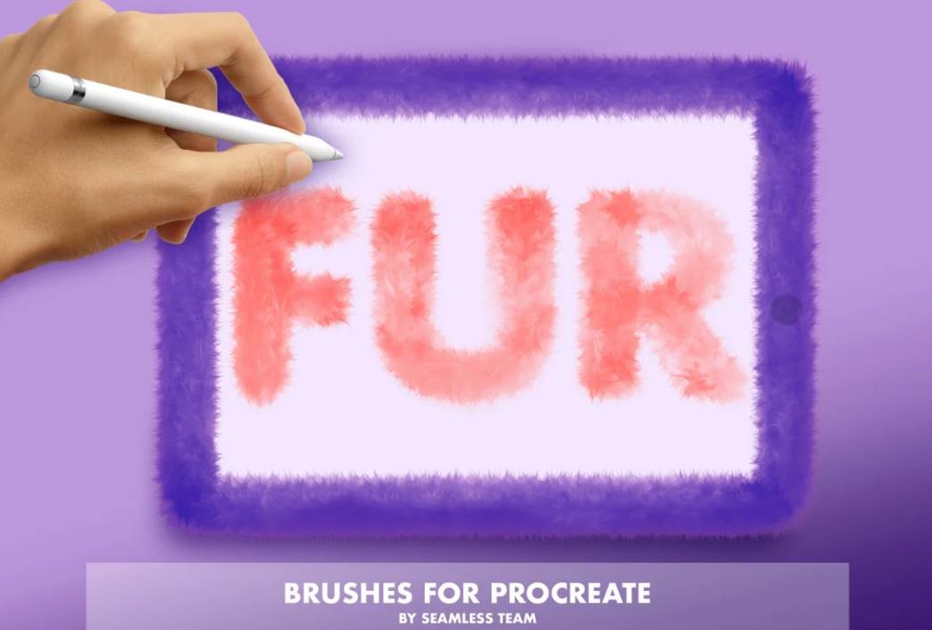 Realistic Fur Brushes for Procreate