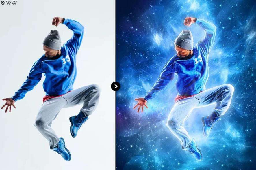 Realistic Space Photoshop Effect