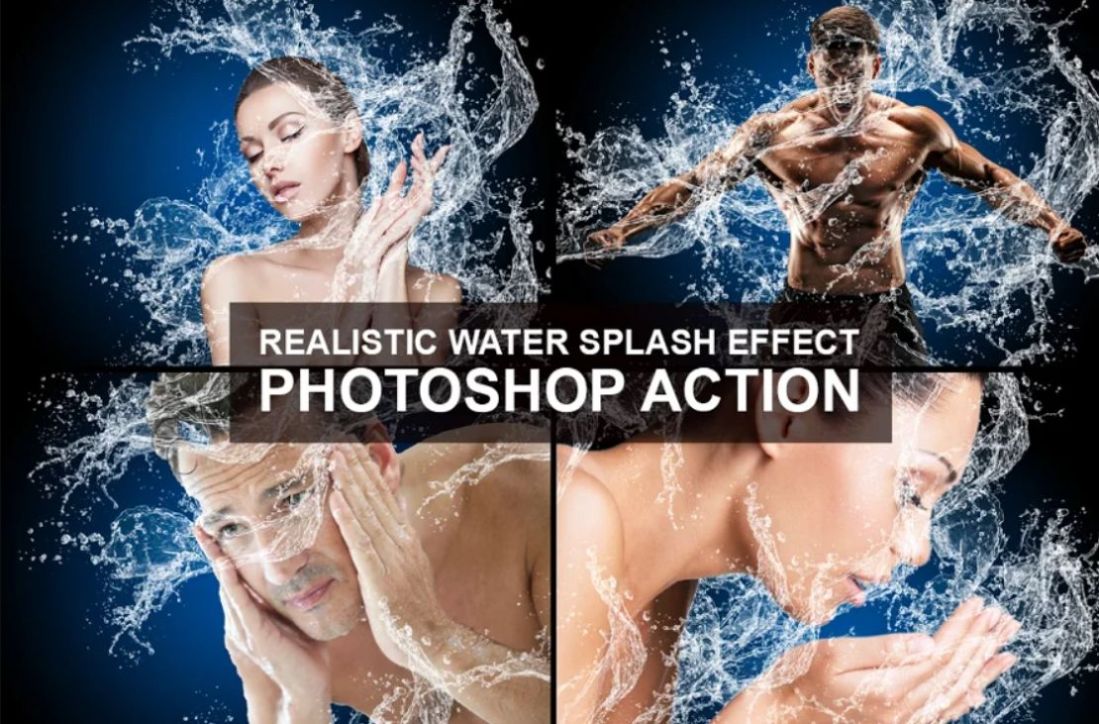 Water Splash Photoshop Effect