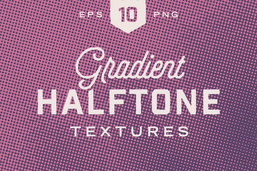 Retro Halftone Textures Pack