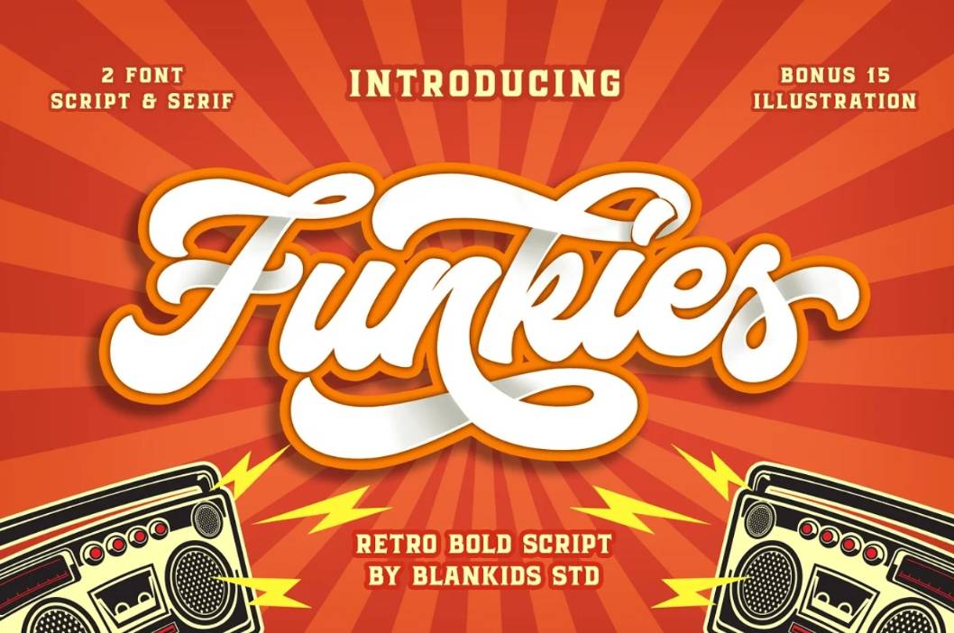 Retro and funky Poster Font