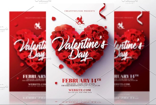 15+ Valentines Day Flyer Template PSD FREE - Graphic Cloud