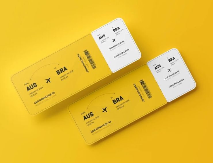 15+ Event Ticket Mockup PSD FREE Download