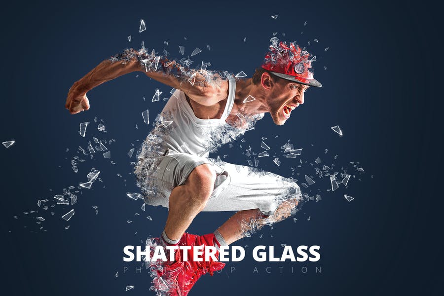 Shatterred Glass Photo Effects