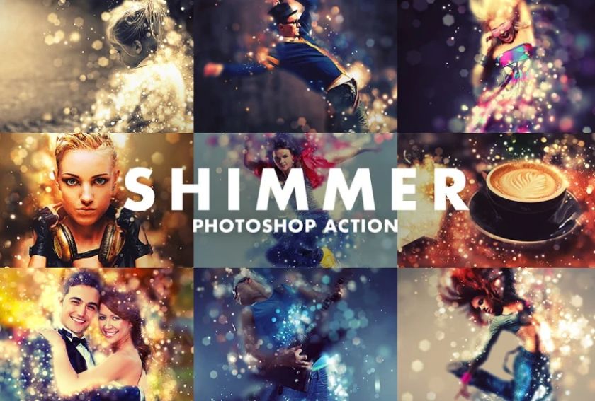 Shimmer Style Photoshop Action