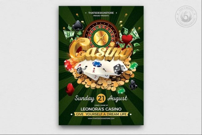 15+ Casino Flyer Template PSD FREE Download - Graphic Cloud