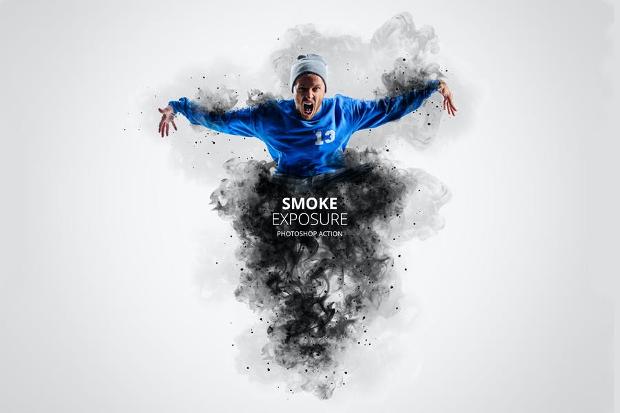 smoke photoshop action free download