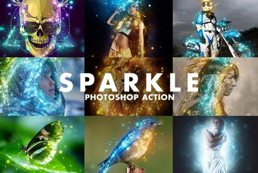 sparkle action photoshop free download