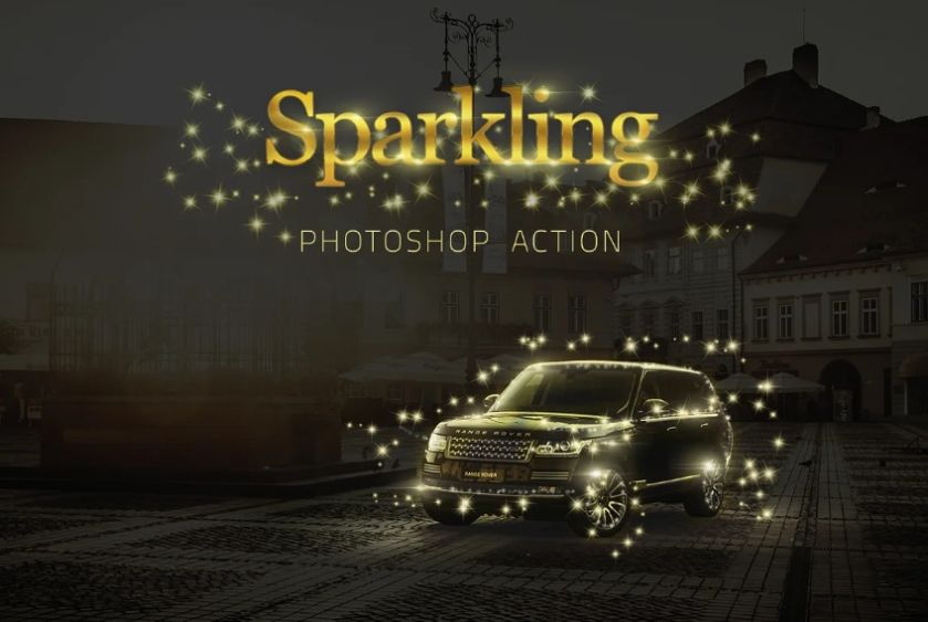 Sparkling Star Photoshop Action