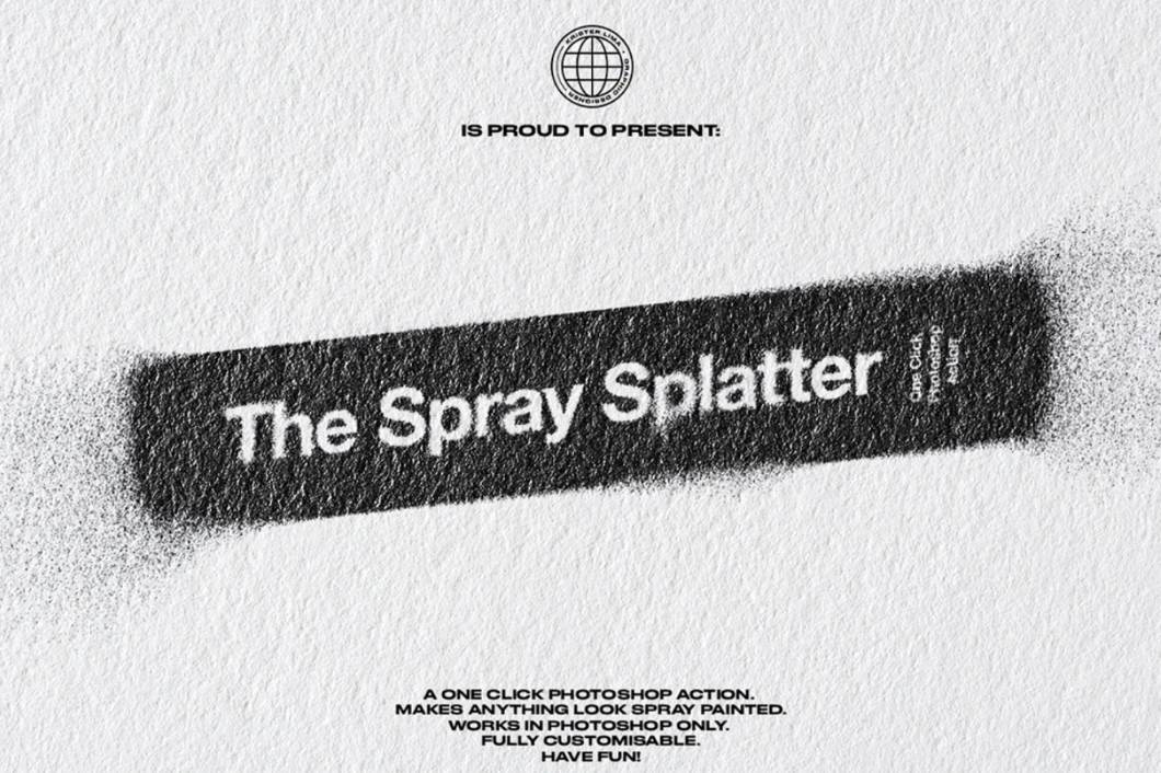 Realistic Spray Splatter Effect