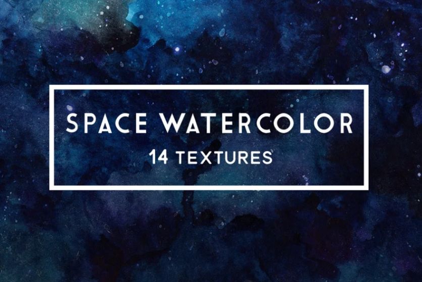 Unique Watercolor Space Textures