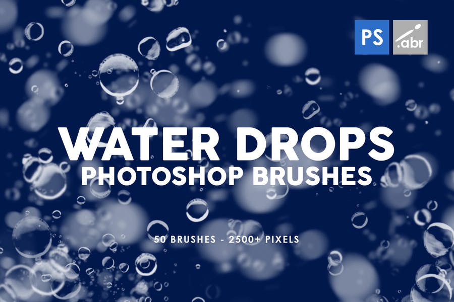 Water Drops Stamp Brushes