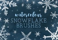 Snowflake Brushes