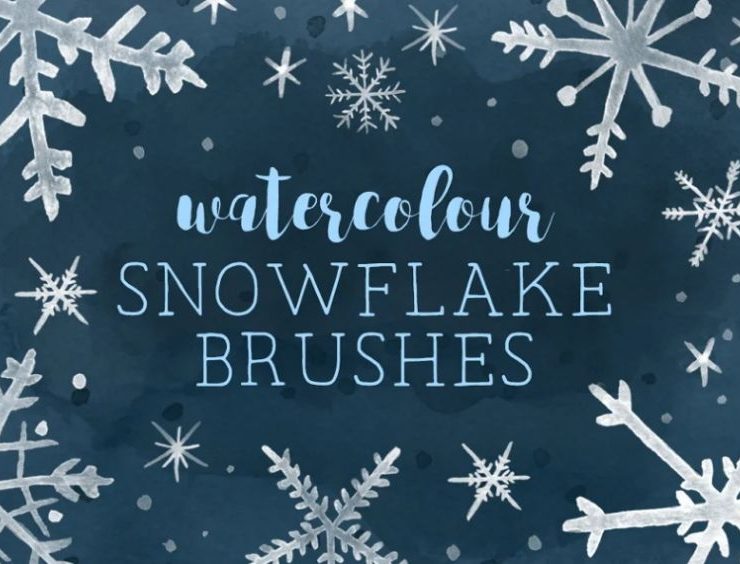 15+ Snowflake Brushes ABR FREE Download