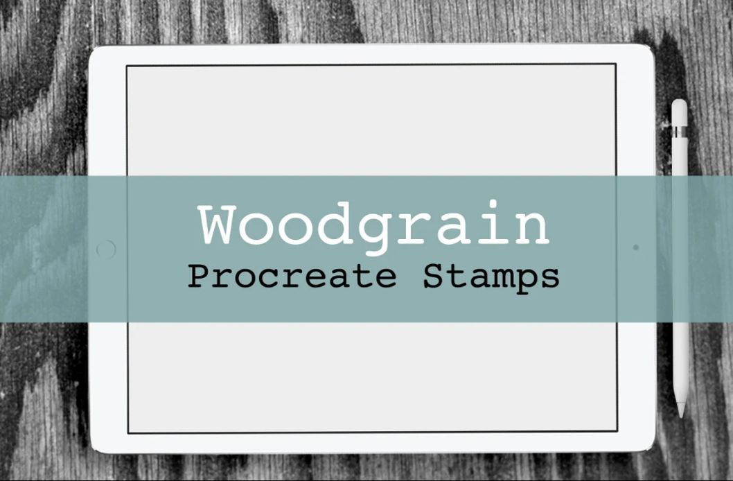 Woodgrain Stamps for Procreate