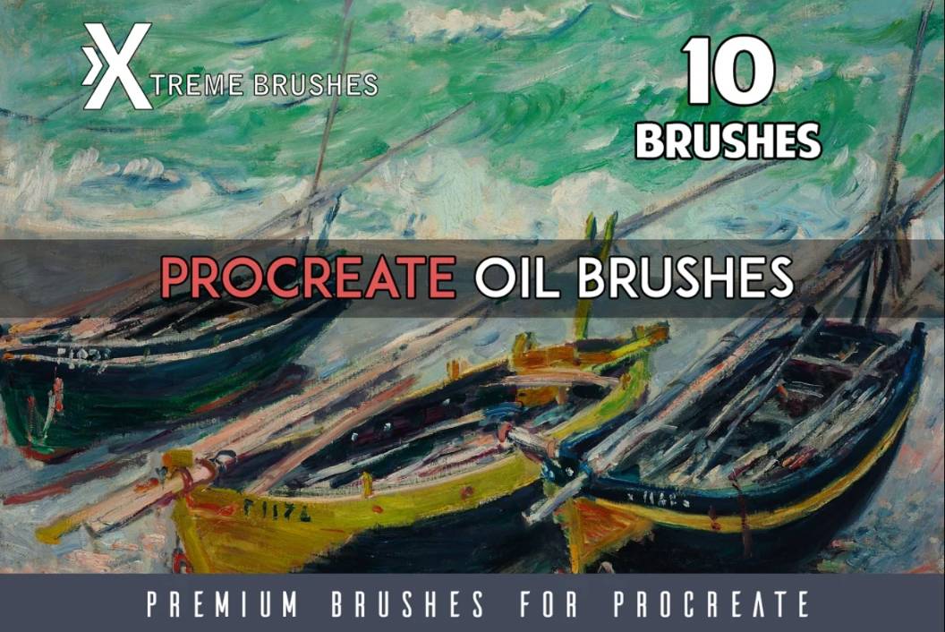 10 Procreate Oil Brushes