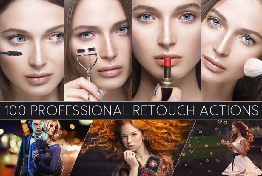 100 Professional Retouch PS Actions for Fashion Photography