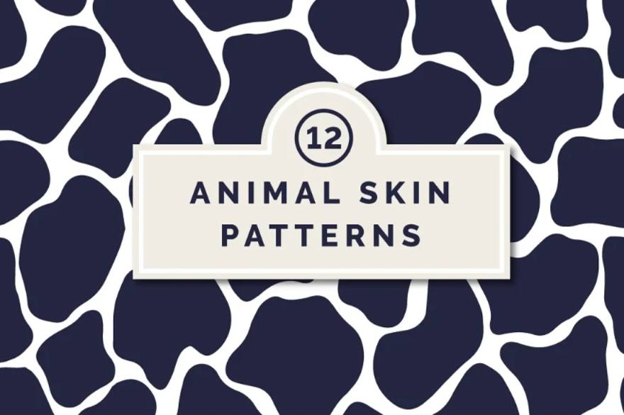 12 Seamless Animal Skin Textures