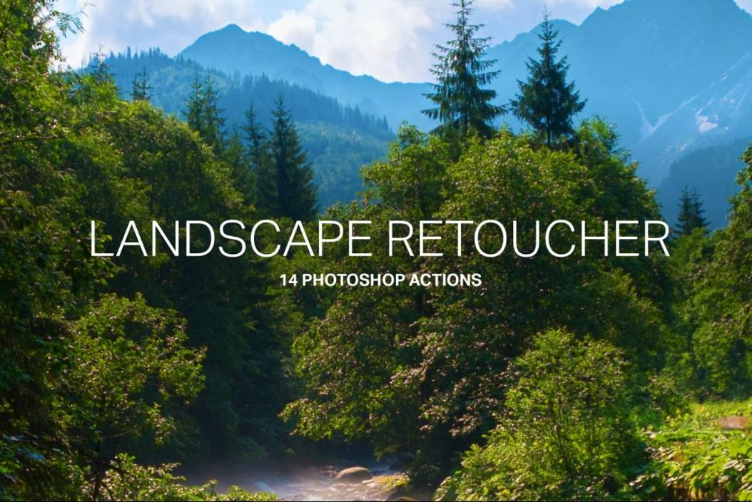 14 Landscape Retouching Action ATN