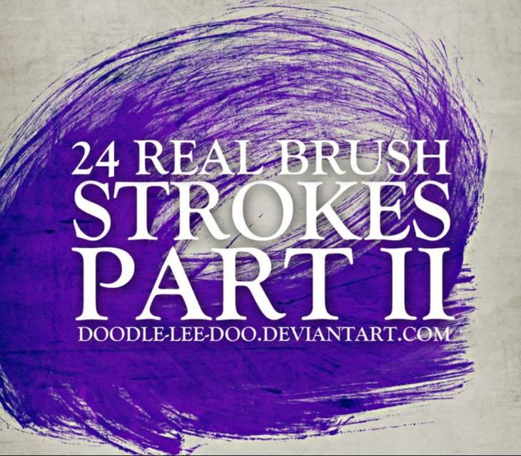 25 Real Stroke Brush Designs