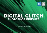 Glitch Brushes ABR Procreate