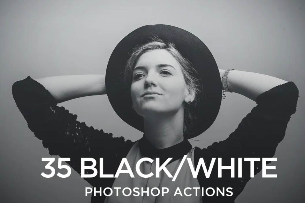 35 Black and White Photoshop Actions