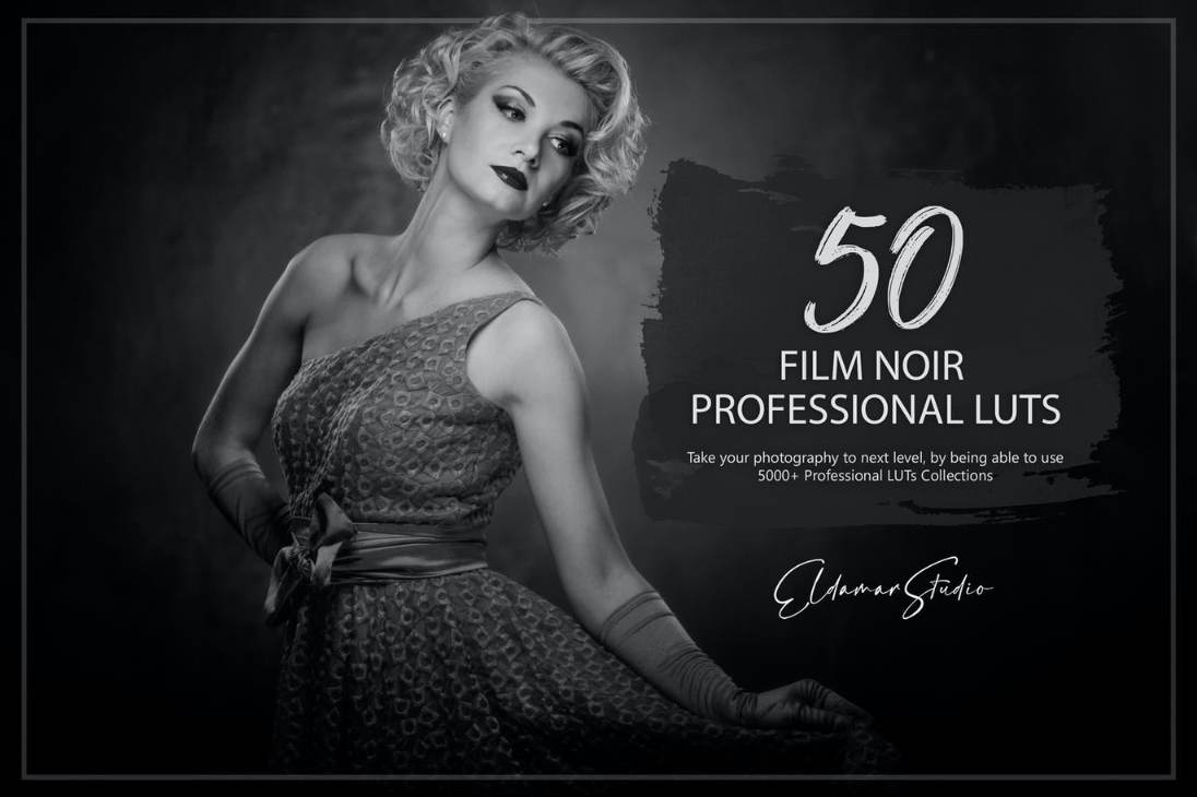 50 High Quality Film Noire LUTs
