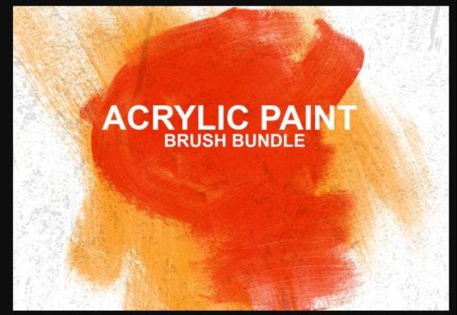 acrylic paint brushes procreate free